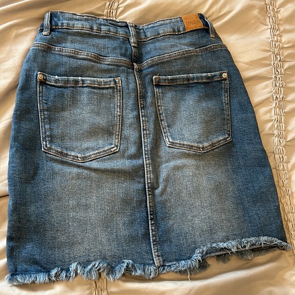 Zara Trafaluc denim skirt, size XS - Picture 3 of 5